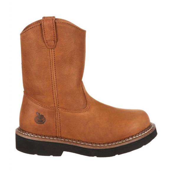 NEW GEORGIA BOOT kids' wellington boot in brown - Picture 1 of 4